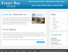 Tablet Screenshot of fosterbayvillas.com